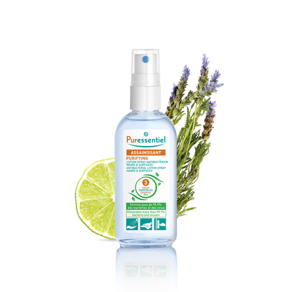 Lotion Spray Antibactérien Mains et surfaces Puressentiel 80 ml