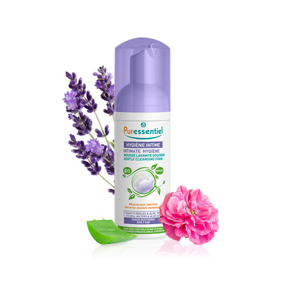 Mousse lavante hygiène intime puressentiel