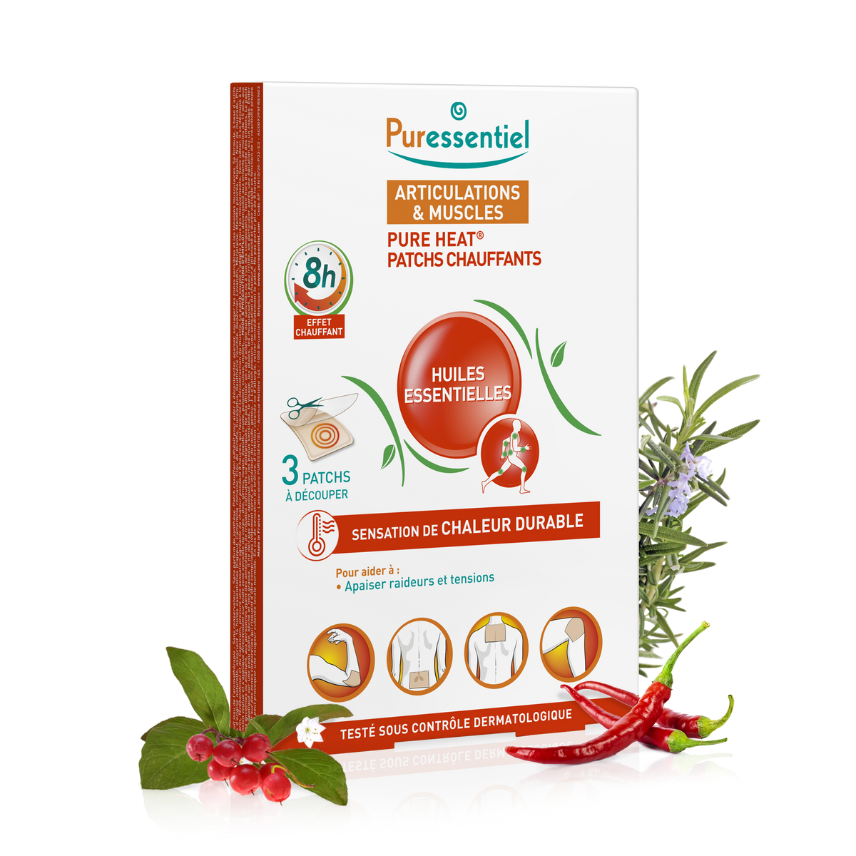 patchs chauffants pure heat puressentiel